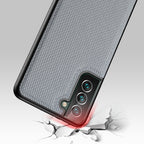 Dux Ducis Fino nyloninis dėklas Samsung Galaxy S22+ – mėlynas -- Samsung Galaxy S22+