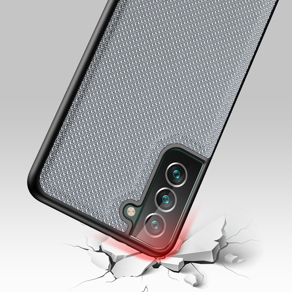 Dux Ducis Fino nyloninis dėklas Samsung Galaxy S22+ – mėlynas -- Samsung Galaxy S22+