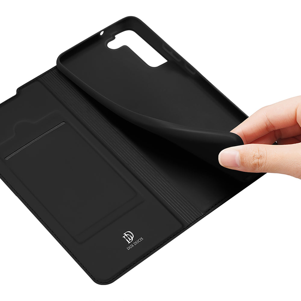 Dux Ducis Skin Pro atverčiamas dėklas Samsung Galaxy S22+ – juodas -- Samsung Galaxy S22+