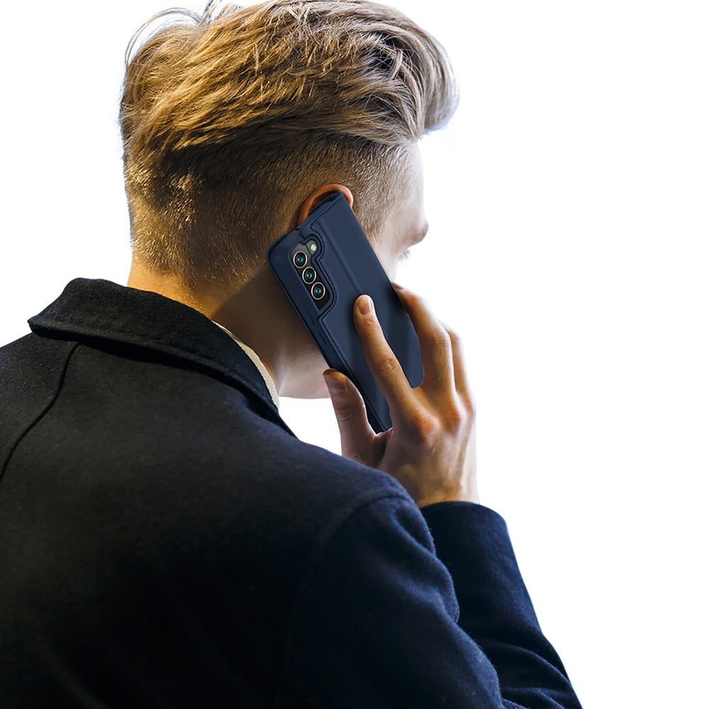 Dux Ducis Skin Pro atverčiamas dėklas Galaxy S22+ – mėlynas -- Samsung Galaxy S22+