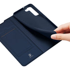 Dux Ducis Skin Pro atverčiamas dėklas Galaxy S22+ – mėlynas -- Samsung Galaxy S22+