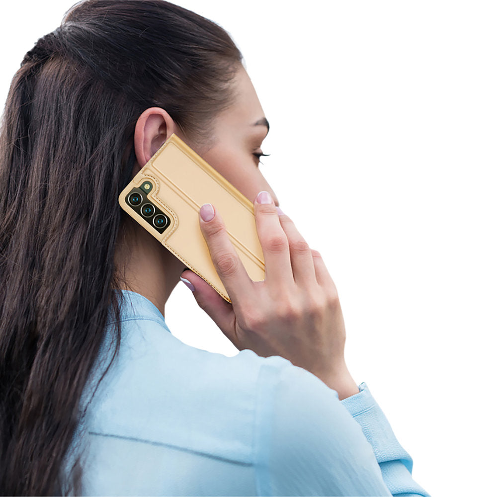 Dux Ducis Skin Pro dėklas Samsung Galaxy S22+ – auksinis -- Samsung Galaxy S22+