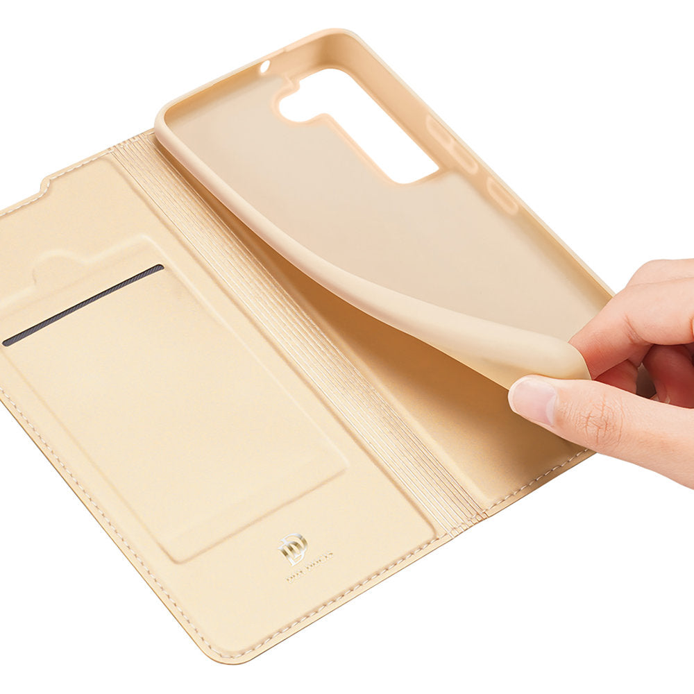 Dux Ducis Skin Pro dėklas Samsung Galaxy S22+ – auksinis -- Samsung Galaxy S22+