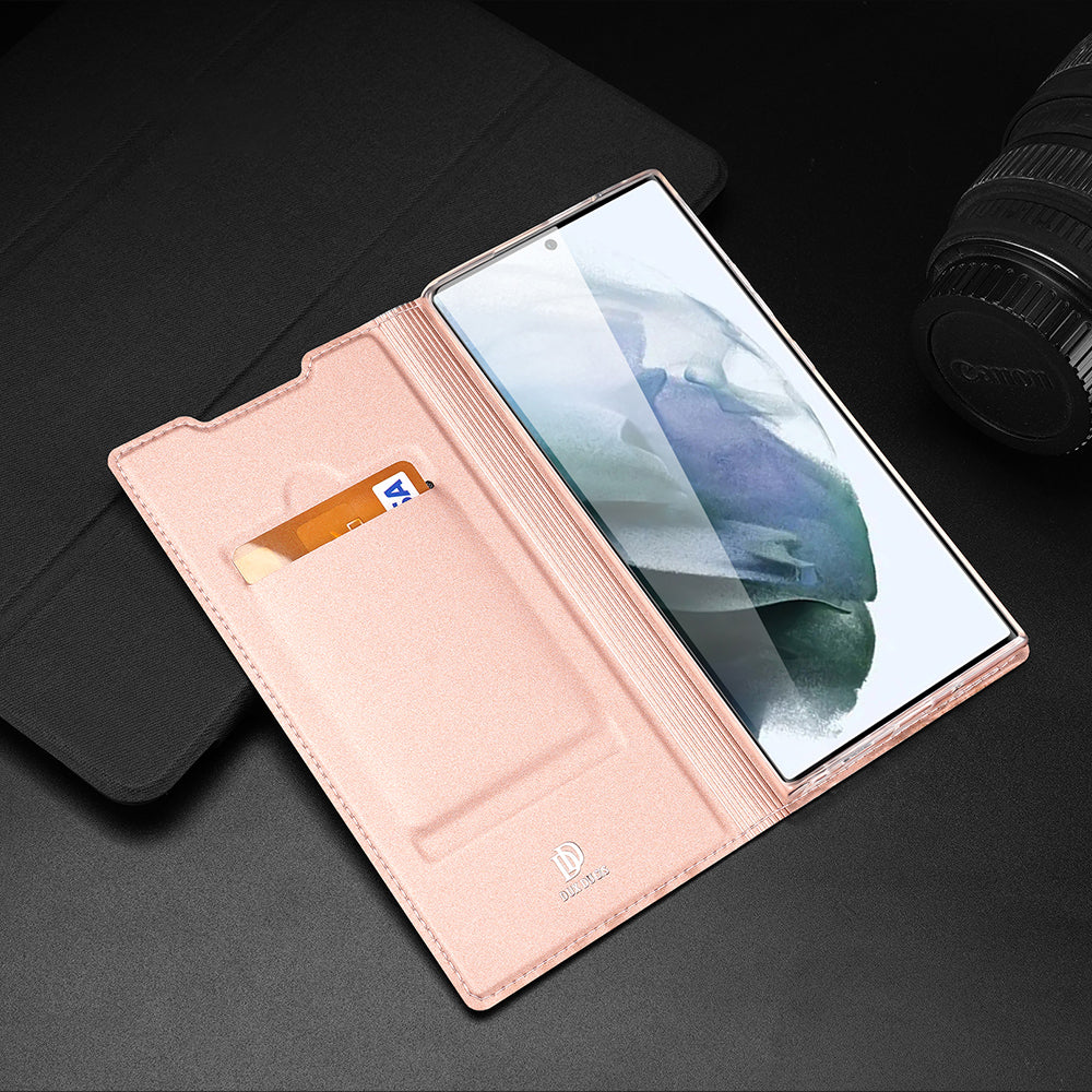 Dux Ducis Skin Pro dėklas Galaxy S22 Ultra – auksinis