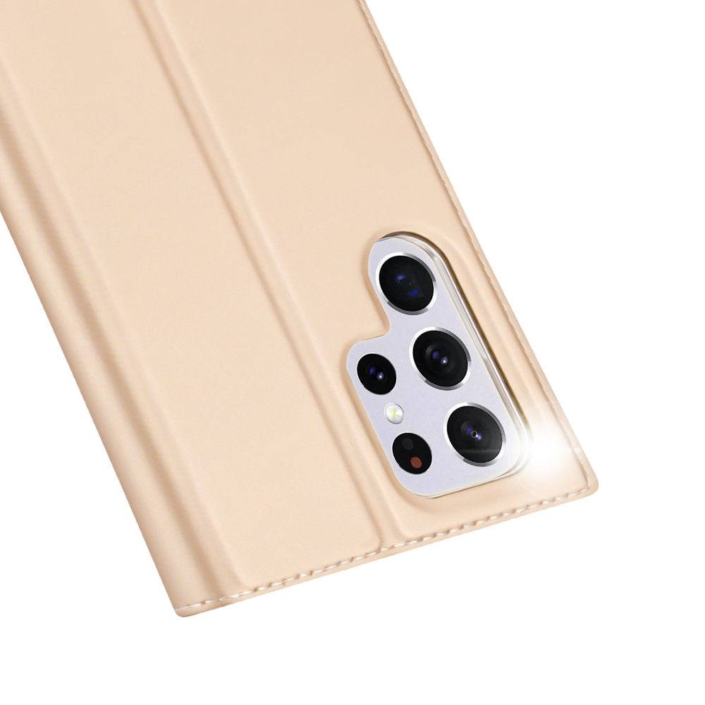 Dux Ducis Skin Pro dėklas Galaxy S22 Ultra – auksinis -- Samsung Galaxy S22 Ultra