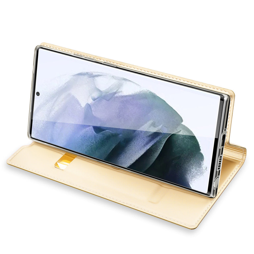 Dux Ducis Skin Pro dėklas Galaxy S22 Ultra – auksinis -- Samsung Galaxy S22 Ultra