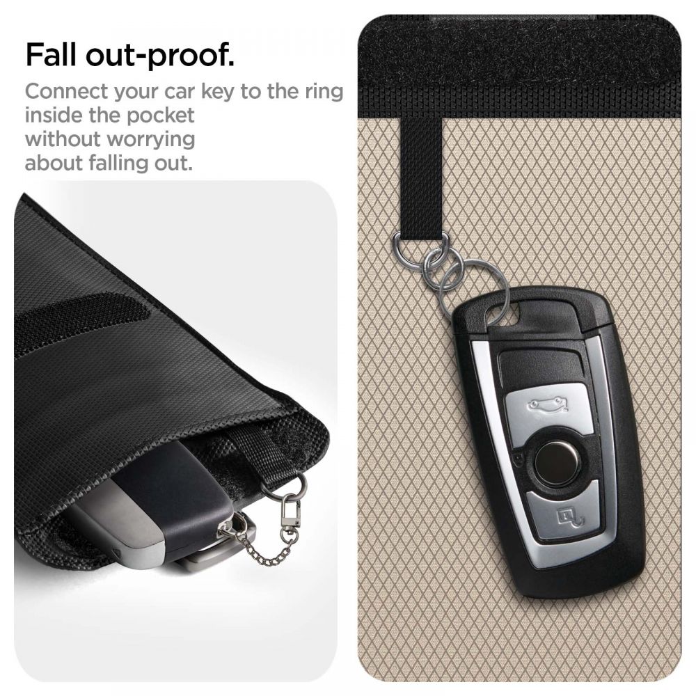 Spigen RFID dėklas Keyless raktams – juodas -- Cell phone cases and covers