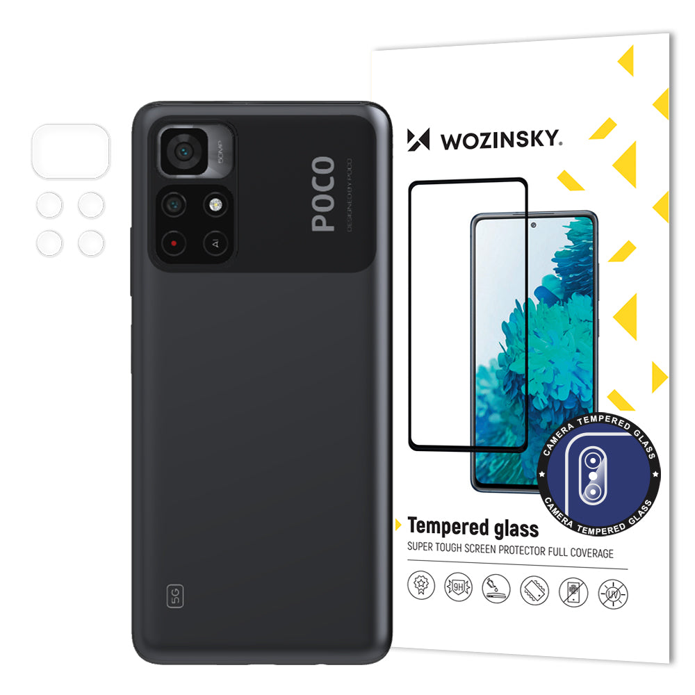 Wozinsky 9H kameros stiklas Xiaomi Poco M4 Pro 5G -- Xiaomi Poco M4 Pro