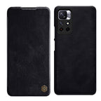 Nillkin Qin dėklas Redmi Note 11T/11S/Poco M4 Pro – juodas -- Xiaomi Poco M4 Pro