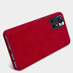 Nillkin Qin dėklas Redmi Note 11T/11S/Poco M4 Pro – juodas -- Xiaomi Poco M4 Pro