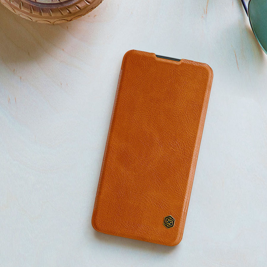 Nillkin Qin dėklas Redmi Note 11T/11S/Poco M4 Pro – juodas -- Xiaomi Poco M4 Pro