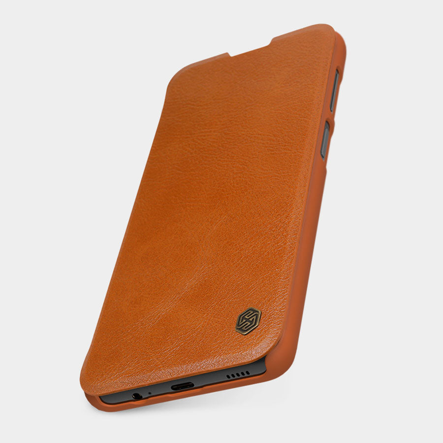 Nillkin Qin atverčiamas dėklas Redmi Note 11 Pro+ – juodas -- Xiaomi Mi 11i HyperCharge