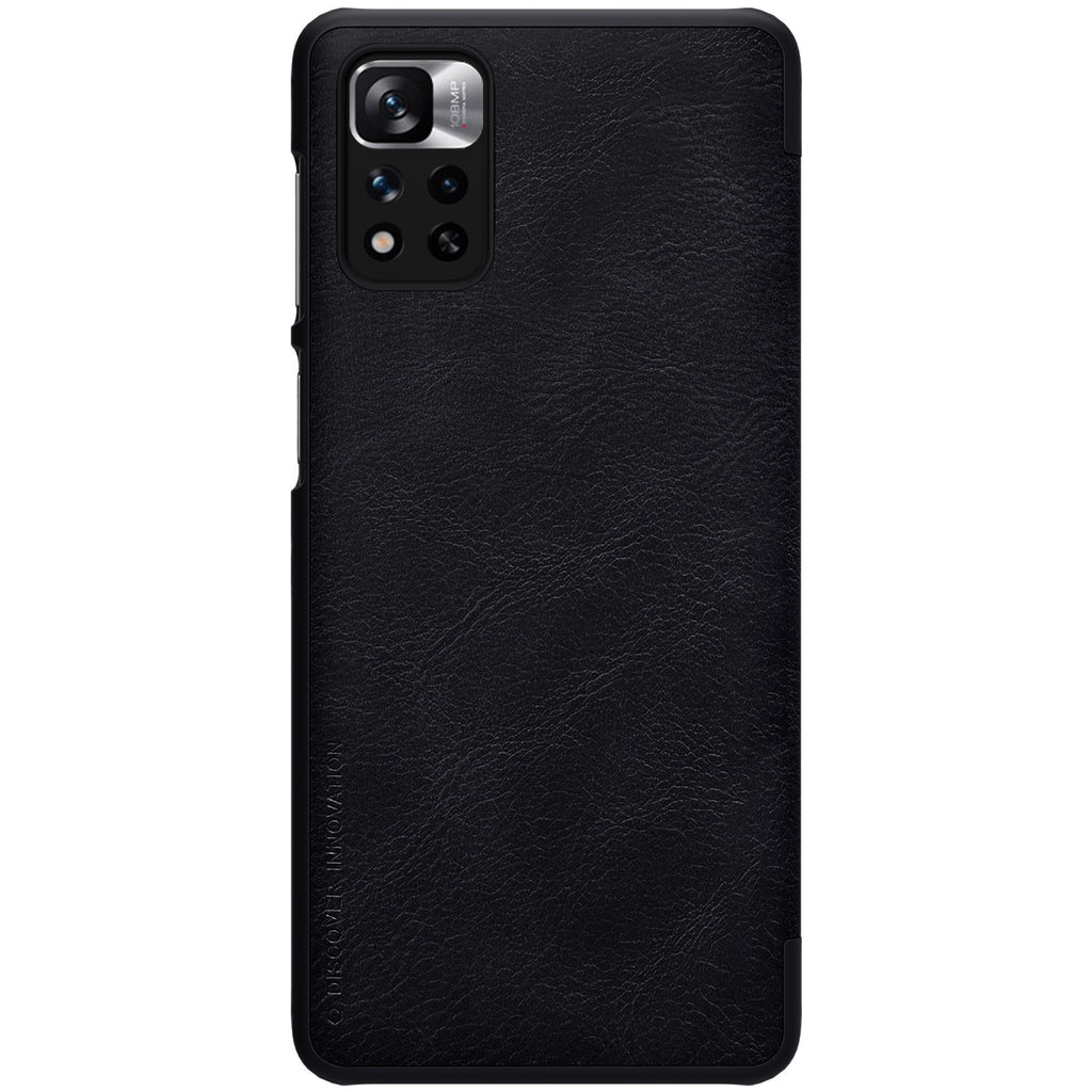 Nillkin Qin atverčiamas dėklas Redmi Note 11 Pro+ – juodas -- Xiaomi Mi 11i HyperCharge
