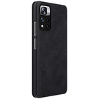 Nillkin Qin atverčiamas dėklas Redmi Note 11 Pro+ – juodas -- Xiaomi Mi 11i HyperCharge