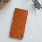 Nillkin Qin dėklas Redmi Note 11 Pro+ / Mi11i – rudas -- Xiaomi Mi 11i HyperCharge