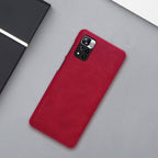Nillkin Qin dėklas Redmi Note 11 Pro+ / Mi11i – rudas -- Xiaomi Mi 11i HyperCharge