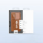 Nillkin Qin Leather Pro dėklas Galaxy S22+ – rudas -- Samsung Galaxy S22+