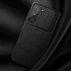 Nillkin Qin Leather Pro dėklas Galaxy S22+ – rudas -- Samsung Galaxy S22+