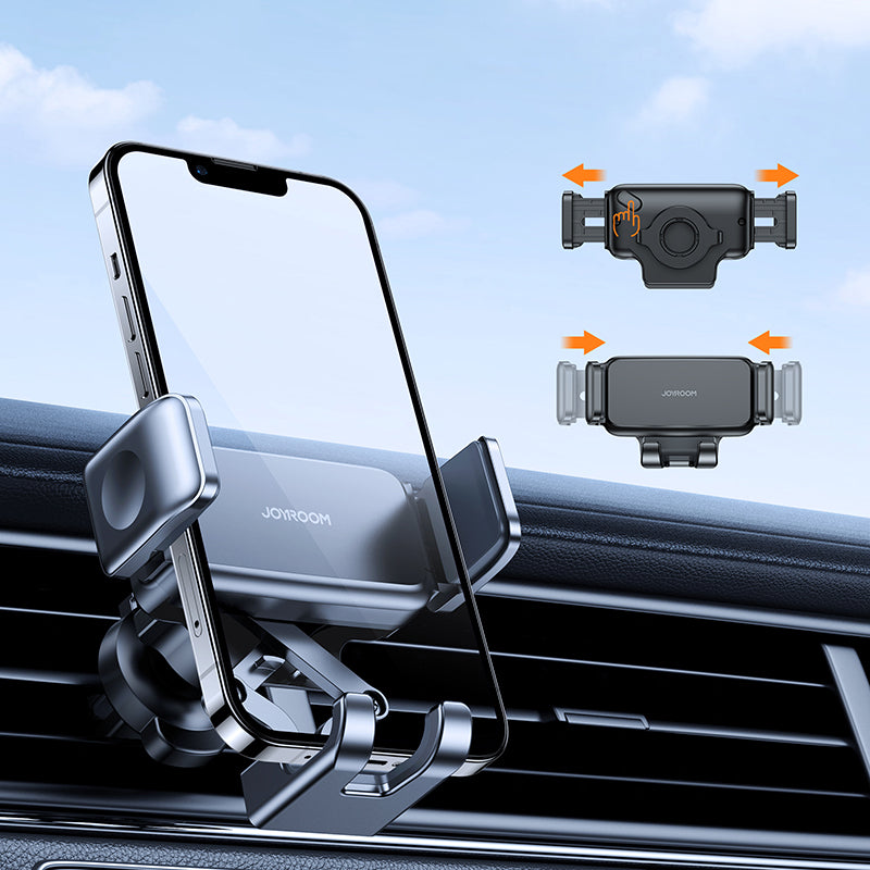 Joyroom mechaninis automobilio laikiklis oro angai juodas (JR-ZS283) -- Cell phone holders