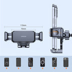 Joyroom mechaninis automobilio laikiklis oro angai juodas (JR-ZS283) -- Cell phone holders
