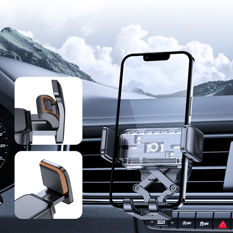 Joyroom mechaninis automobilio laikiklis oro angai juodas (JR-ZS283) -- Cell phone holders