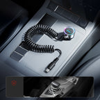 Joyroom JR-CL07 72W 3-in-1 automobilinis įkroviklis su 1.6 m USB-C laidu – juodas