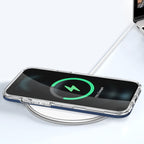 Skaidrus dėklas iPhone 11 Pro Max – mėlynas rėmelis -- iPhone 11 Pro Max