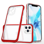 Skaidrus Hybrid Armor dėklas iPhone 11 Pro Max – raudonas -- iPhone 11 Pro Max