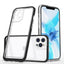 Skaidrus dėklas iPhone 12 Pro – juodas rėmelis -- iPhone 12 Pro