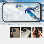 Skaidrus dėklas iPhone 12 Pro – juodas rėmelis -- iPhone 12 Pro