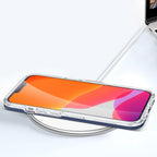 Skaidrus 3in1 dėklas iPhone 13 mini – mėlynas rėmelis