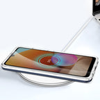 Skaidrus 3in1 dėklas Samsung Galaxy A32 5G – mėlynas -- Samsung Galaxy A32