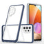 Skaidrus 3in1 dėklas Samsung Galaxy A72 4G – mėlynas -- Samsung Galaxy A72