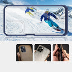 Skaidrus 3-in-1 dėklas Xiaomi Redmi 10 – mėlynas -- Xiaomi Redmi 10