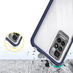 Skaidrus 3-in-1 dėklas Xiaomi Redmi 10 – mėlynas -- Xiaomi Redmi 10