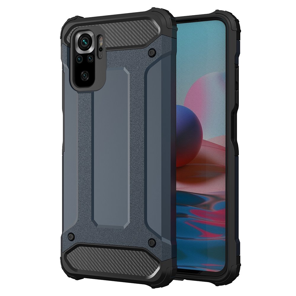 Hybrid Armor šarvuotas dėklas Xiaomi Redmi Note 11 Pro+ 5G – mėlynas -- Xiaomi Mi 11i HyperCharge