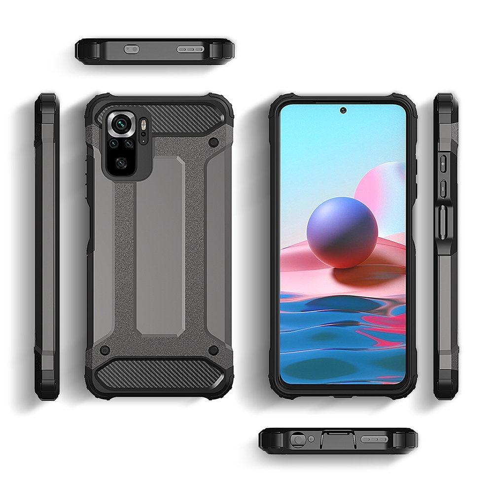 Hybrid Armor šarvuotas dėklas Xiaomi Redmi Note 11 Pro+ 5G – mėlynas -- Xiaomi Mi 11i HyperCharge