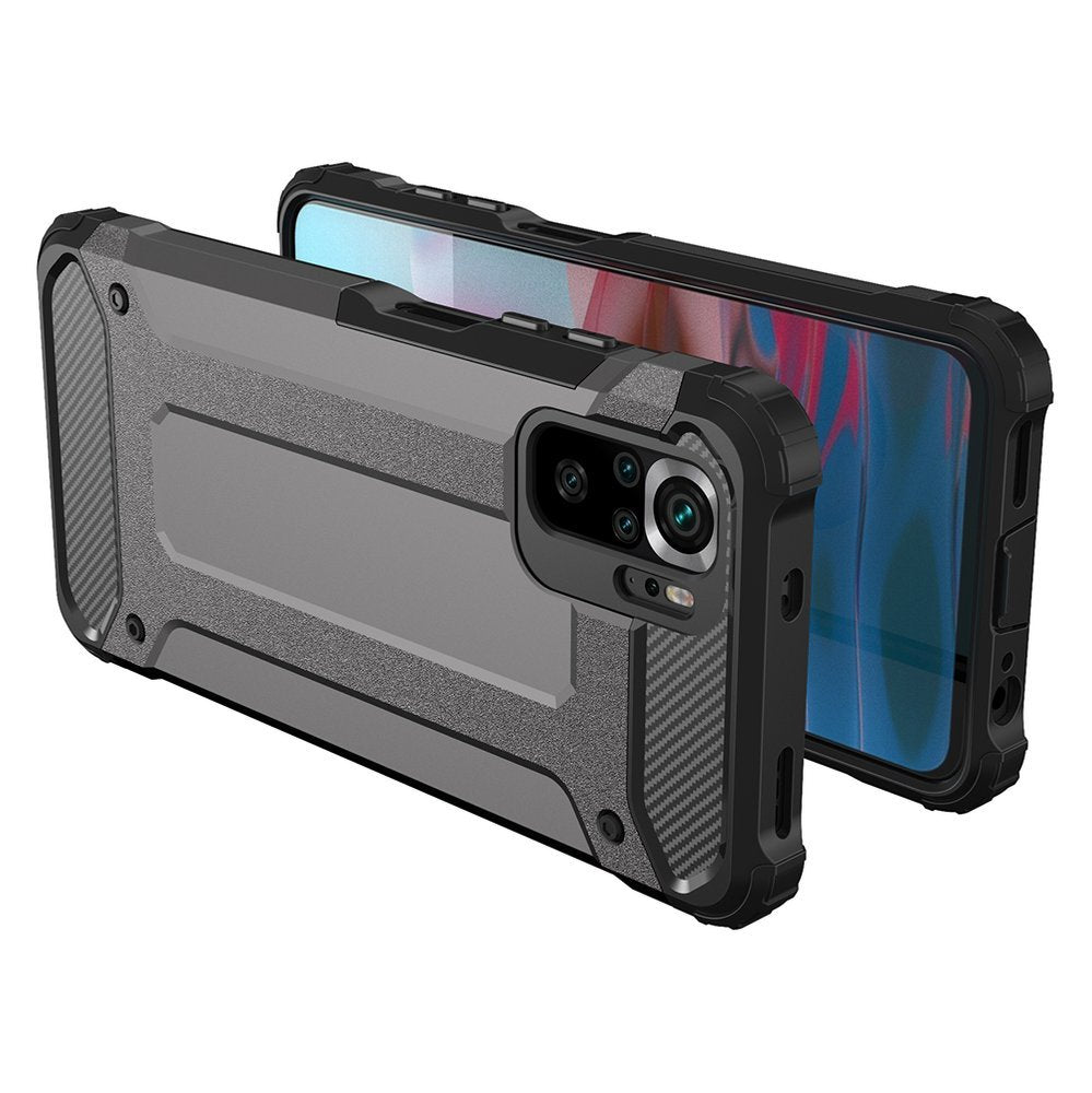 Hybrid Armor šarvuotas dėklas Redmi Note 11 Pro+ 5G – juodas -- Xiaomi Mi 11i HyperCharge