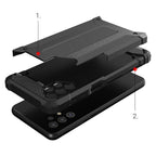 Hybrid Armor dėklas Samsung Galaxy A73 – mėlynas -- Samsung Galaxy A73