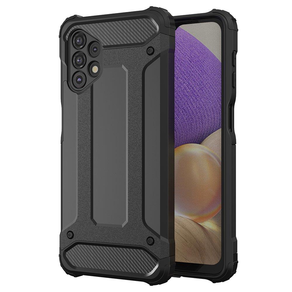 Hybrid Armor dėklas Samsung Galaxy A73 – juodas -- Samsung Galaxy A73