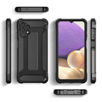 Hybrid Armor dėklas Samsung Galaxy A73 – juodas -- Samsung Galaxy A73
