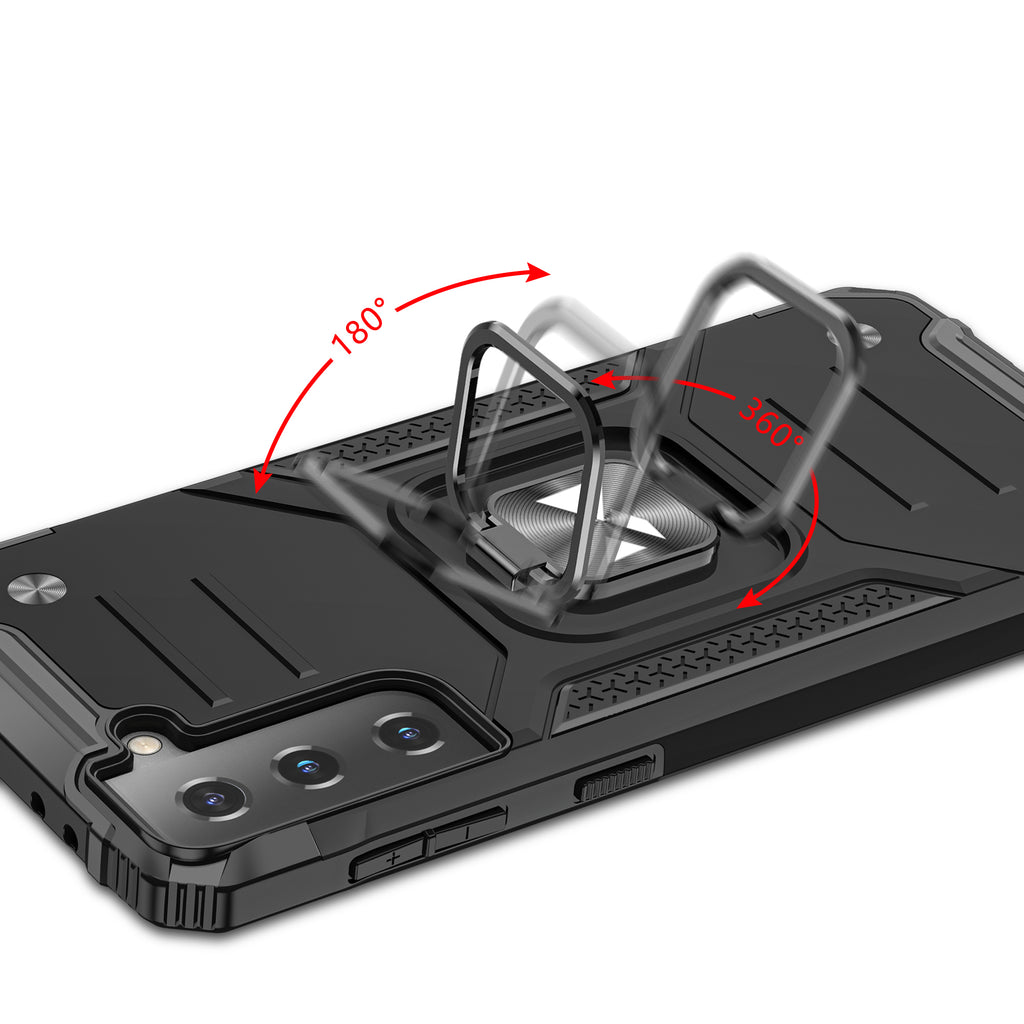 Wozinsky Ring Armor dėklas Samsung Galaxy S22 – mėlynas -- Samsung Galaxy S22