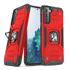 Wozinsky Ring Armor dėklas Galaxy S22/S22+ – raudonas -- Samsung Galaxy S22+