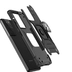 Wozinsky Ring Armor dėklas Galaxy S22 Ultra – mėlynas -- Samsung Galaxy S22 Ultra