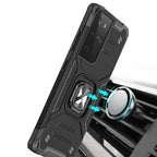 Wozinsky Ring Armor dėklas Galaxy S22 Ultra – mėlynas -- Samsung Galaxy S22 Ultra