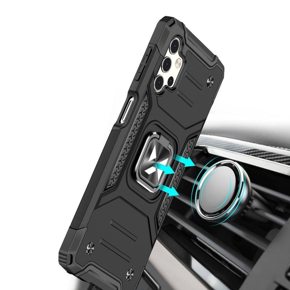 Wozinsky Ring Armor dėklas Samsung Galaxy A73 – auksinis -- Samsung Galaxy A73