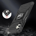 Wozinsky Ring Armor dėklas Samsung Galaxy A73 – auksinis -- Samsung Galaxy A73