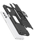 Wozinsky Ring Armor dėklas Galaxy A73 – juodas -- Samsung Galaxy A73