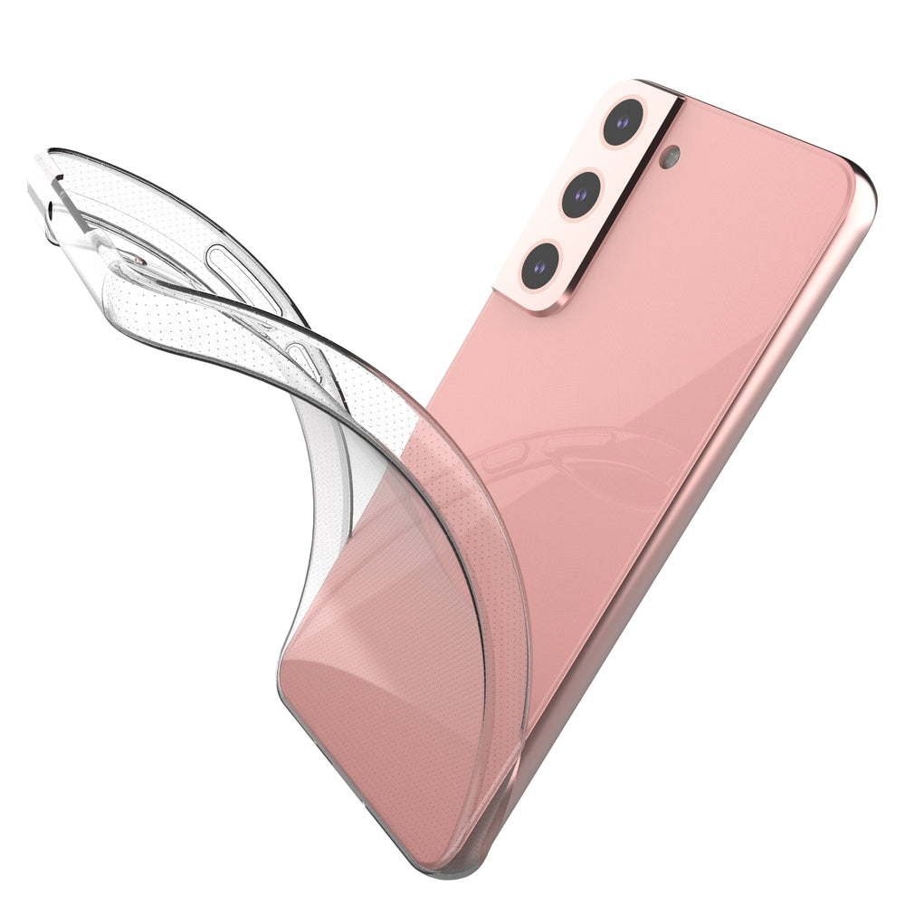 Ultra Clear 0.5 mm gelinis dėklas Samsung Galaxy S22 – skaidrus -- Samsung Galaxy S22