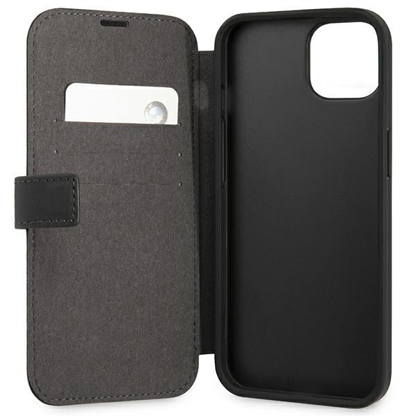 BMW Signature odinis dėklas iPhone 13 mini – juodas